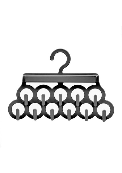 Kravat ve Şal Askısı - Takı ve Aksesuar Düzenleyici Askı - Siyah modelleri