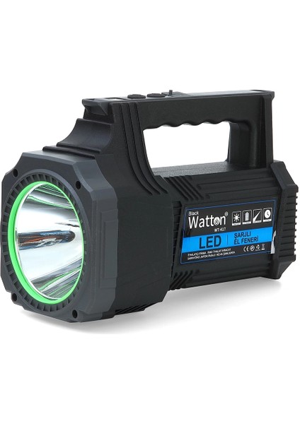 LED Şarjlı El Feneri 25W WT-417 modelleri