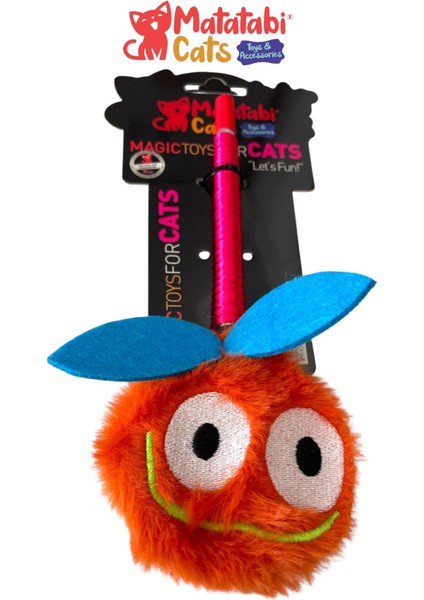 Chery Alüminyum Saplı Kedi Oltası(Matatabi,çıngırak ve Özel Hışırtı Içerir.özel Kumaş)