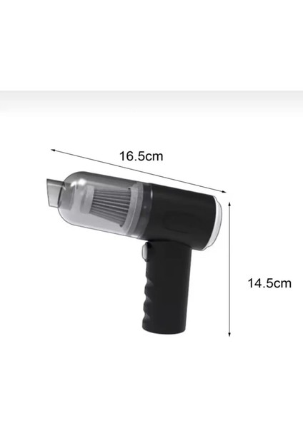 Şarjlı El Süpürgesi Kablosuz Pratik Süpürge Vakumlu 9000PA Üflemeli Ev Ofis Araç Içi Kullanım Imkanı