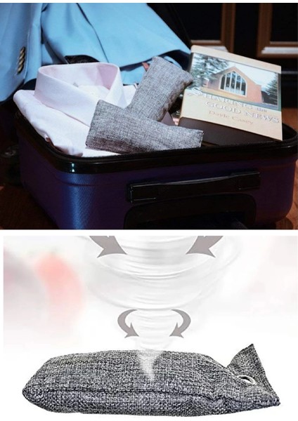 2 Li Koku Emici Karbon Ayakkabı Koku Giderici Ev Araba Çekmece Çanta Buzdolabı Mutfak Duman Emici indirimleri