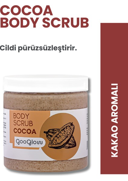 Body Scrub - Cocoa / Kakao Krema Aromalı Şeker Peelingi