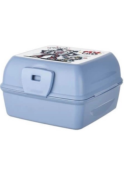 Luna 3 Bölmeli Çatal Bıçaklı Beslenme Kabı - Diyet Kabı - Çatal Kaşıklı fırsatları