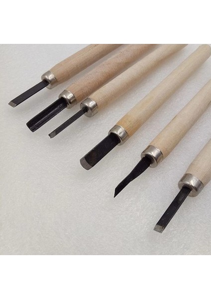 Ağaç Oyma Seti 6 Parça - Iskarpela Seti