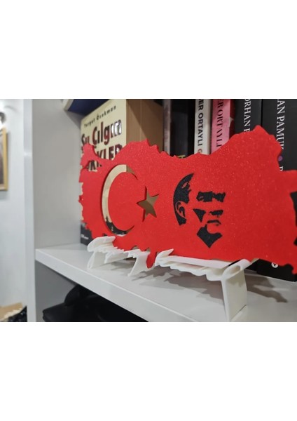 Atatürk Imzalı Türkiye Dekorasyonu | Masaüstü ve Duvar Süsü