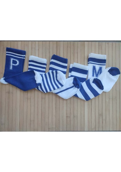 5’li Ekonomik Paket Karışık Desenli Unısex Tenis Çorap modelleri