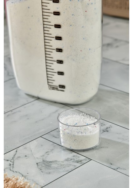 Hava Geçirmez Vakumlu Deterjan Saklama Kabı - Kendinden Ölçekli Vakum Kapaklı Deterjanlık 2000 ml fırsatları