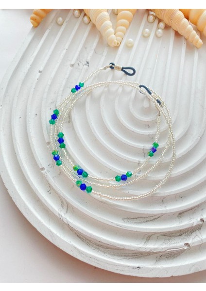 Renkli Boncuklu Kadın Gözlük Ipi fırsatları