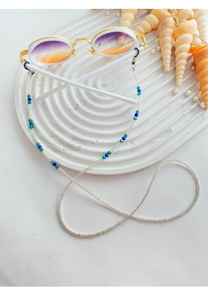 Renkli Boncuklu Kadın Gözlük Ipi indirimleri