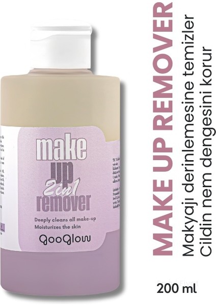 2 In 1 Make-Up Remover / 2'si 1 Arada Makyaj Temizleyici
