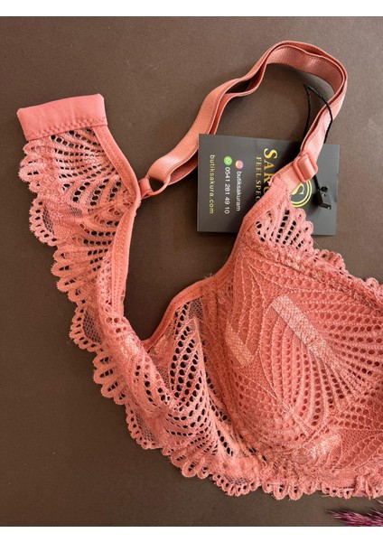 Pembe Dantelli Büyük Beden Sütyen (Big Size) modelleri