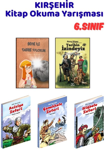 Kırşehir Kitap Okuma Yarışması 6.sınıf Kitapları, 5 Kitap Set, 6.sınıf Masal Öykü