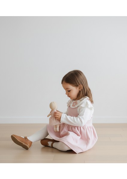 Papatya Nakışlı Bebek Yaka Süzene Elbise fiyatları