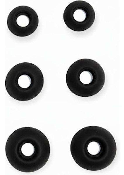 Yumuşak Silikon Kulaklık Uçları 6 Adet ( 2x Küçük - 2x Orta - 2x Büyük ) Kulaklık Pamuğu modelleri