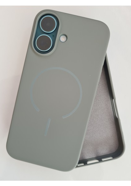 iPhone 16 Magsafe ile Uyumlu Yumuşak Soft Mükemmel Manyetik Esnek Lansman Silikon Kılıf