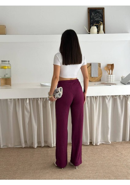 Akordiyon Fitilli Bol Paça Pantolon modelleri