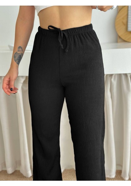 Akordiyon Fitilli Bol Paça Pantolon fırsatları