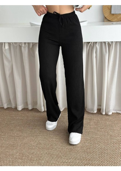 Akordiyon Fitilli Bol Paça Pantolon indirimleri