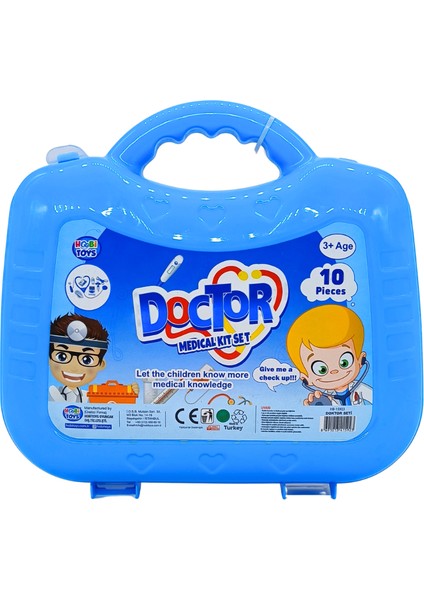 Çantalı Erkek Doktor Seti | Tıbbi Oyun Seti | 3+ Yaş Rol Yapma Oyuncak HB-15923 fırsatları