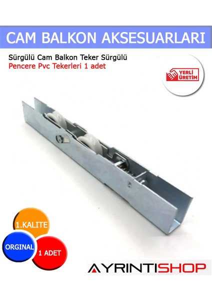 Sürgülü Cam Balkon Teker Sürgülü Pencere Pvc Tekerleri