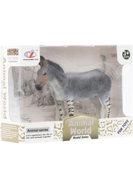 Oyuncak Kutulu Model Figür Hayvan Çizgili Eşek fiyatları