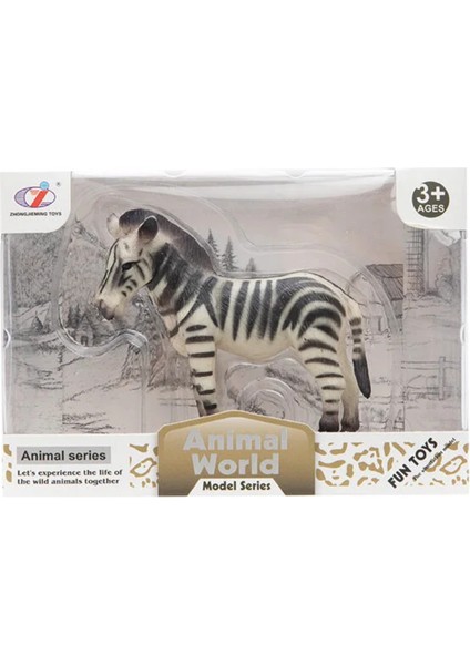 Kutulu Model Figür Hayvan Zebra