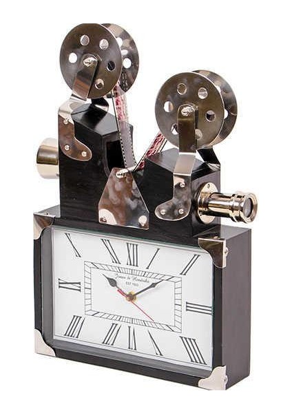 Saat Projektör Alüminyum Vintage Dekoratif Ev Ofis Hediyelik modelleri