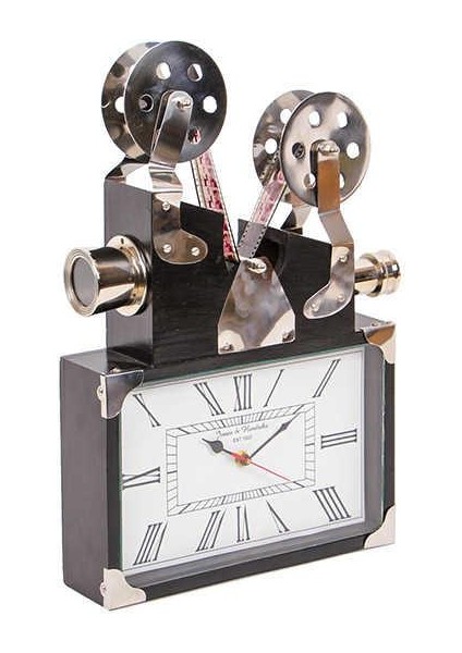 Saat Projektör Alüminyum Vintage Dekoratif Ev Ofis Hediyelik fırsatları