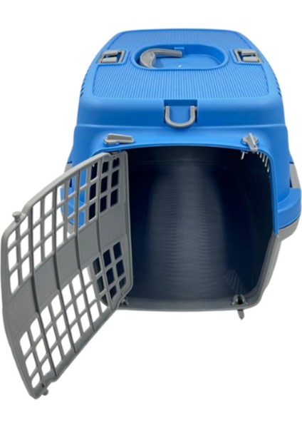 Mavi Kedi ve Köpek Taşıma Çantası, Tasma Hediyeli, 48X31X31 cm fiyatları