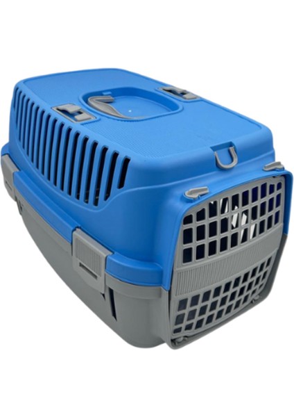 Mavi Kedi ve Köpek Taşıma Çantası, Tasma Hediyeli, 48X31X31 cm fırsatları