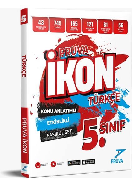 5.sınıf Türkçe Ikon Konu Anlatımlı Fasikül Set