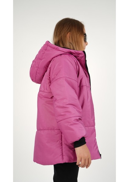 Kız Çocuk Su ve Rüzgar Geçirmez Içi Wersoftlu Kapüşonlu Mont indirimleri