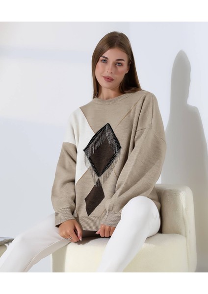 Oversize Kadın Kazak