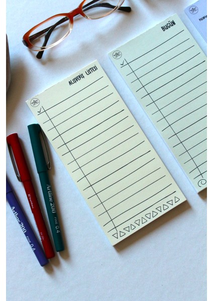 Mini Planners 3'lü Set | 9X18 cm | 5 Farklı Renk Seçeneği | Bugün, Bu Hafta, Alışveriş Listesi fiyatları