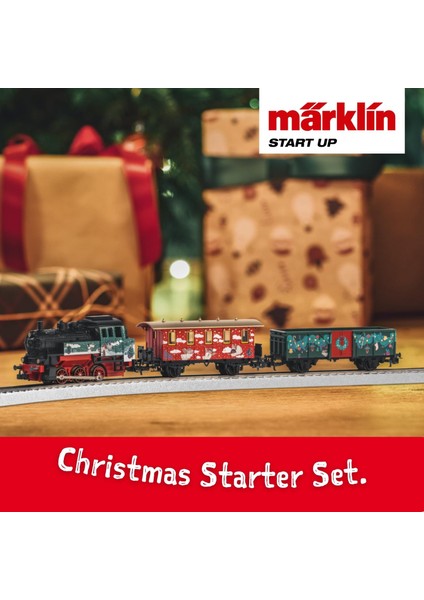 Start Up 29124 Christmas Başlangıç Seti | Ho Ölçek | LED Işıklı Buharlı Tren + Vagon + Ray Seti fiyatları
