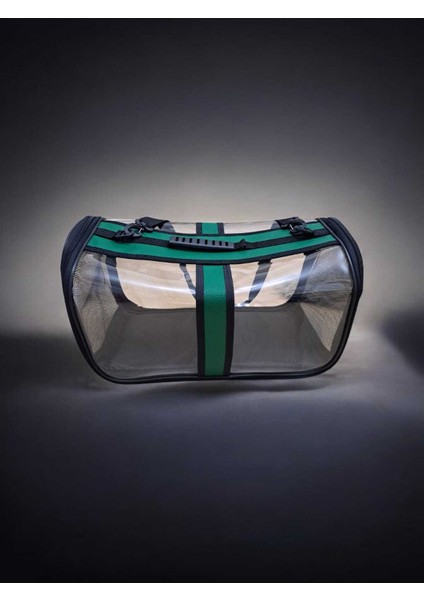 Yeşil Plastik Taşıma Çantası, Kedi ve Köpekler Için Rahat Taşıma Çözümü