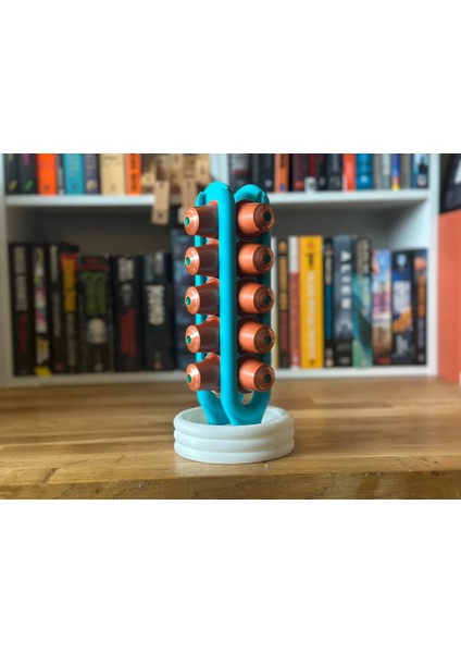 Nespresso Kapsül Standı | Modern ve Şık Tasarım | 20 Kapsül Kapasiteli | Açık Mavi fiyatları