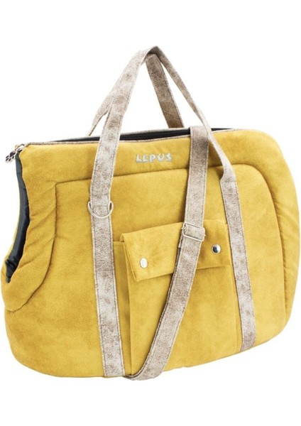 Sarı Renkli Taşımacılık Çantası, Hafif ve Şık, Rahat Kullanım Sağlar.