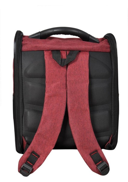 Şeffaf Kedi ve Köpek Taşıma Çantası, Kırmızı, Hafif ve Kullanışlı modelleri