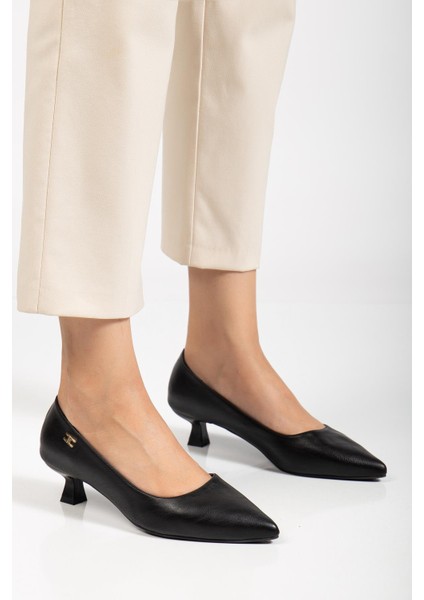 Suins Molina Model Kadın Mini Topuklu Stiletto Ayakkabı