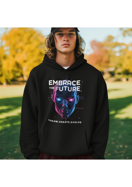 The Future Erkek Hoodie – Ilham Verici Tasarım