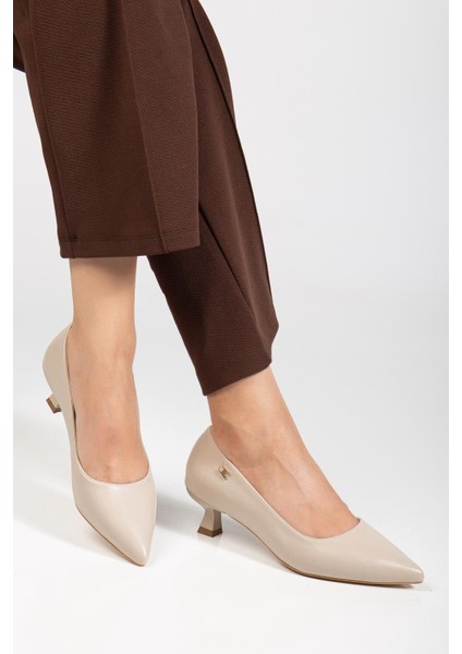 Suins Molina Model Kadın Mini Topuklu Stiletto Ayakkabı