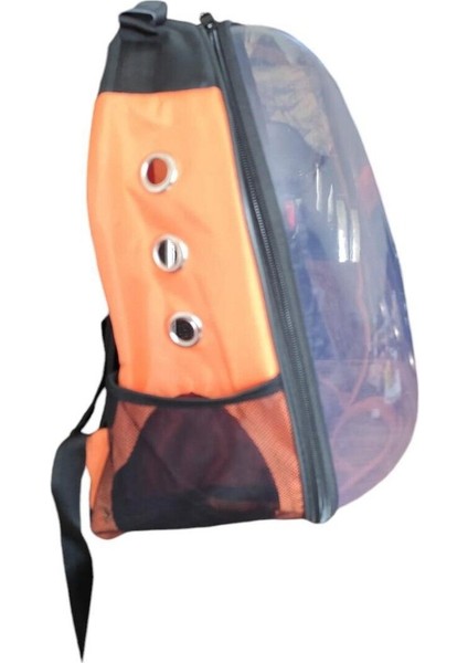 Turuncu Şeffaf Elastik Pvc Taşıma Çantası, Kedi ve Köpekler Için Ideal. fiyatları