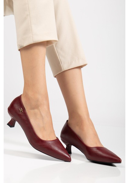 Suins Molina Model Kadın Mini Topuklu Stiletto Ayakkabı