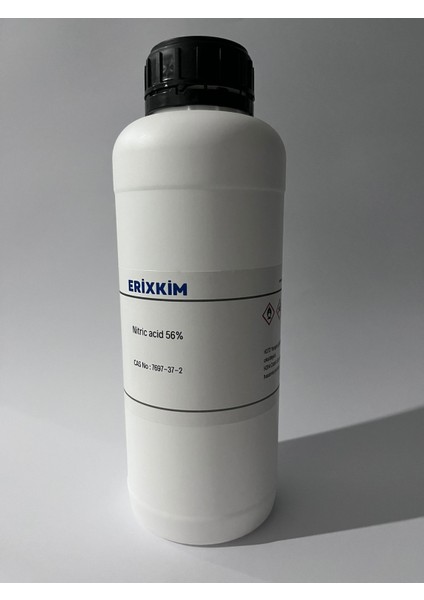 Labbakkal Nitrik Asit 56% Nitric Acid Hno3 Plastik Şişe 1 Lt