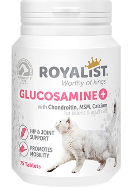 Eklem ve Kalça Sağlığı Için Çok Renkli Kedi Tableti (75 Adet)