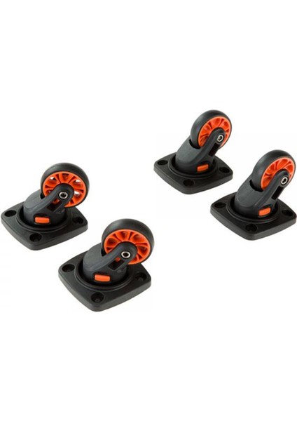 Iç ve Dış Mekanlar Için Uygun, Dayanıklı Tekerlek Seti, Siyah Renk