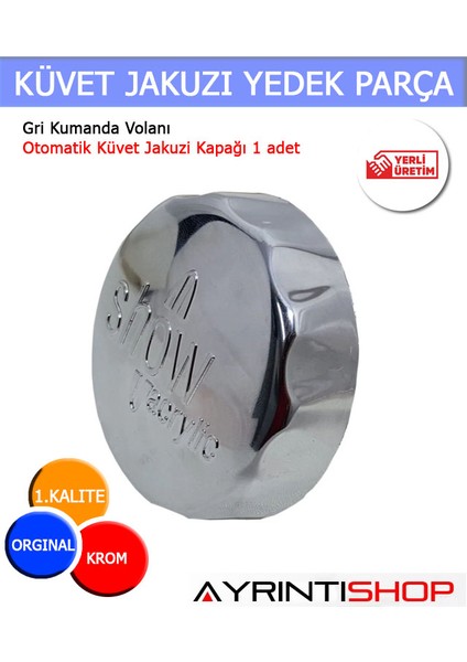 Küvet Tromplemi Kapağı Kumanda Volanı Otomatik Küvet Jakuzi Kapağı