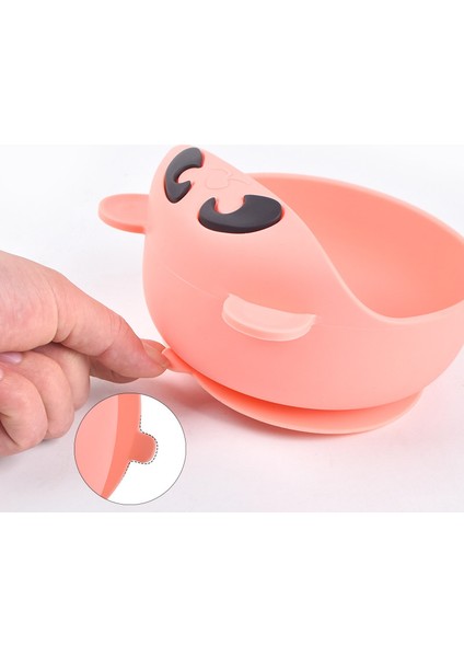 Mavi Premium Çocuk Vakumlu Silikon Beslenme Mama Kase, Paslanmaz Çelik Çatal-Kaşık /9+ Ay modelleri