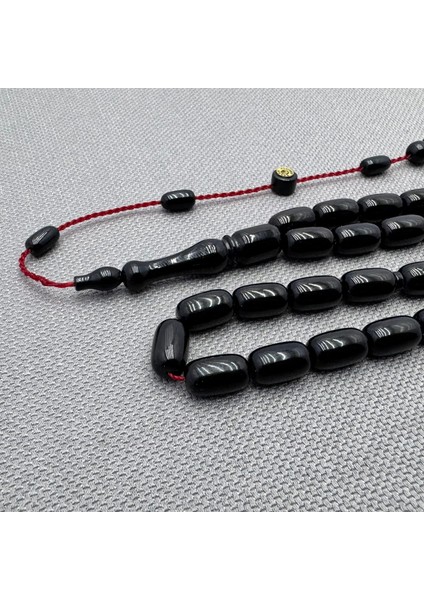 Erkan Çubukçu Usta Işçilikli Siyah Sıkma Kehribar Tespih fiyatları